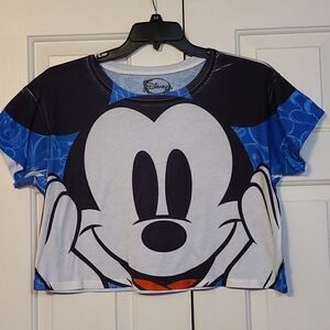 Disney Mickey oversized crop top